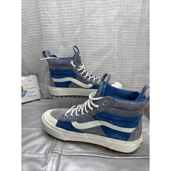 (C2) Vans Off the Wall High Top Suede HEIQ ECO DRY Shoes Sz M 6 / W 7.5 - Picture 4 of 13